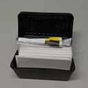 Jetec Index Card Storage, 100 Pcs Blank Dry Erase Index Cards and 8 Dry Erase Markers Black Storage Box, Practical Index Card Organizer Reusable DIY Flash Cards for School Message Notes (3 x 5 Inch)