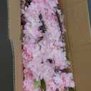 BINCUE Artificial Pink Cherry Blossom Tree Fake Tree Cherry Blossom Decor Fake Flowers Faux Flowering Tree Pink Flowers Floral for Indoor Outdoor Room Home Decor Spring Gift 6FT