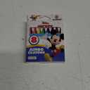 Micky Mouse Coloring Set - Bundle with 8 Jumbo Markers and 8 Jumbo Crayons and Stickers | Disney School Art Supplies for Kids