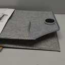 Under Desk Heater with Blanket, Foldable Space Heater with Timer & Thermostat, Electric Foot Warmer for Indoor Use, Quiet & Small Space Foot Warmer for Office & Home, 5-Fold