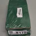 Bakepacker 100 Pcs Deep Green Treat Paper Bags with 100 Stickers 5.1"x3.1"x9.4" Brown Kraft Small Party Gift Bag Snack Bag without Handle