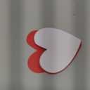 Ferraycle 108 Pcs Valentine's Day Paper Hearts Cut Outs Large Valentine's Day Cutouts Hearts Shaped Paper Cutouts Double Sided Cardstock Decor for Bulletin Board Craft Wall Galentines Decoration