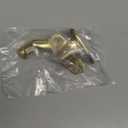HOME MASTER HARDWARE Heavy Duty Handrail Stair Brackets Brass Staircase Hand Rail Bracket, Gold Finish, 1Pcs