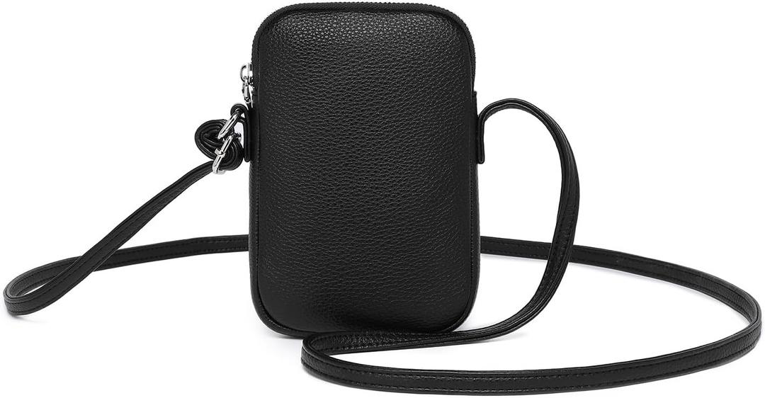 Small Crossbody Purse Zipper Cell Phone Bag Mini Shoulder Purse Wallet Smart Phone Wallet with Credit Card Solts