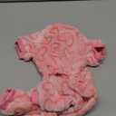 Dxhycc Fleece Dog Pajamas Cute Dog Heart Puppy Jumpsuit Warm Soft Pet Holiday Clothes for Small Medium Cats and Dogs (Pink, S)