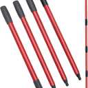 O-Cedar Spin Mop Replacement Handle - 4 Section Compatible With Mop Refills & Brooms, 30" - 58" American Threaded Joint End