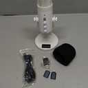 ZealSound USB Microphone,Quick Mute Noise Cancel for Phone Computer PC PS5,Gaming Microphone with Gain Control,Echo Monitor Volume Adjust for Streaming Vocal Recording ASMR Podcast Video K66 White