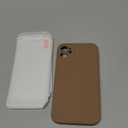 FireNova Designed for iPhone 14 Case, Silicone Upgraded [Camera Protection] Phone Case with [2 Screen Protectors], Soft Anti-Scratch Microfiber Lining Inside, 6.1 inch, Light Brown