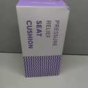 C CUSHION LAB Patented Pressure Relief Seat Cushion for Long Sitting Hours on Office/Home Chair, Car, Wheelchair - Extra-Dense Memory Foam for Hip, Tailbone, Coccyx, Sciatica - Light Grey (Gray)