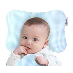 Soft Hypoallergenic Baby Head & Neck Support Organic Cotton Cover Machine Washable (Marble Grey)