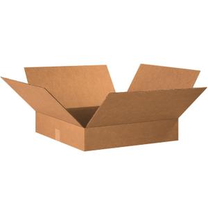 Tape Logic Shipping Boxes Flat 20"L x 20"W x 4"H, 10-Pack | Corrugated Cardboard Box for Packing, Moving and Storage