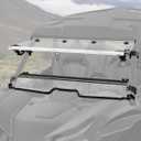 Flip Up Windshield Hard Coated 1/5" Polycarbonate 3-IN-1 Clear Front Full Windscreen for Honda Talon 1000R 1000X/ XS-4 1000R-4 2019-2025 Talon Accessories (3-IN-1 Flip Up Windscreen)