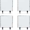 4Pcs 7.52x7.52 Square Sublimation Slate w/Holder