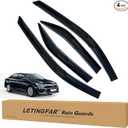 LETINGFAR Window Visors Rain Guards for Toyota Camry 2012 2013 2014 2015 2016 2017 Accessories, Wind Deflectors Vent Shades for Toyota Camry