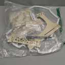 Fonder Mols Onesie Shaped Baby Shower Guest Book for Baby in Bloom Decorations, Wooden Guestbook Alternatives Gender Reveal Decorations Table Centerpiece Arrangement Display for 80 Guests