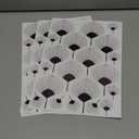 Modern Leaf Wall Stickers Ginkgo Leaves Wall Decals Peel and Stick Black Line Tree Leaf Wall Stickers Removable Modern Wall Stickers Botanical Plant Leaf Wall Decals for Bedroom Living Room Decor