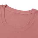 Chulianyouhuo Women's 3 Pack Scoop Neck Ribbed Knit Fitted Casual Tops Tee Summer Slim Basic Shirts, L