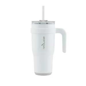 Reduce Cold1 24oz Stainless Steel Tumbler with Handle, White Gloss