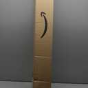 Shower Door Bottom Seal, 2-Pack PVC Strips with Sweep 36" Long, for 5/16"(8mm) Thick Framless Glass Door, to Stop Water Leakage