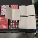 28Pcs Valentine's Day Pens and Notebooks Gift Bulk Valentine's Ballpoint Pens Love Heart Notepads Mini Journals for Valentines
