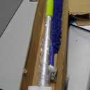 Upgarded 28FT Reach Light Bulb Changer for High Ceilings with Pole & Duster, 5-20FT High Ceiling Light Bulb Changer Extension Pole with Baskets Suction Cup for Recessed Lights Chandelier (Yellow)