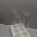 6 Pack Glass Cylinder Vases 16 Inch Tall Clear Flower Vase for Centerpieces, Hurricane Floating Candle Holder Wedding Decorations, Floral Vase Bulk for Table Shelf Party Home Deco (16 x 3.35 Inch)