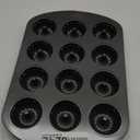 Webake Mini Fluted Tube Cake Pan, Non-Stick 2.8 Inch Cake Baking Pan, Heavy Gauge Carbon Steel (12-Cavity)