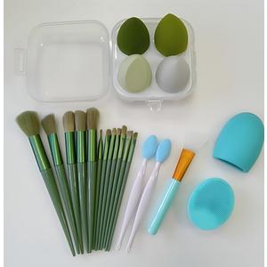 Makeup Brushes 22 Pcs Makeup Kit (Green)