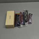 Gaoye Reading Glasses for Women, 6 pack Fashion Readers for Women Men Spring Hinge Eye Glasses, Blue Light Reading Glasses (Black With Bright Flowers Fully Transparent, Black and Red Flowers Fully Transparent, Pink Mosaic Fully Transparent, Red Flowers Semi Transparent, Blue Orange Mosaic Fully Transparent, Black)