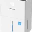 6500 Sq.Ft Energy Star Dehumidifier for Basement, 120 Pints Home Dehumidifier with Drain Hose for Large Room Crawl Space, Dehumidifiers with Smart Humidity Control, 1.32 Gal Water Tank, Auto Defrost