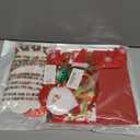 Christmas Bracelets Set for Women & Teens Christmas Gifts Headbands Stickers Glasses Gift Bag Card Perfect Xmas Party Jewelry Gift Xmas Sock Filler