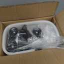 Vacuum Pump 50 L/Min with Switch, Oilless Lab Pump with Vacuum Meter, Aluminum Silencer and 4 Connectors, for Laboratory Electronics Industry