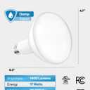 Sunco 16 Pack BR40 LED Light Bulbs, Indoor Flood Lights, Recessed Can Light Bulb, 1400 LM, 17W (100W Equivalent), 4000K Cool White, Dimmable, E26 Base, for Home, Bedroom, Kitchen UL