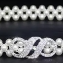 Elegant Fashion Pearl Belt Adjustable Elastic Waist Chain Dress Belt For Women Elegant Infinity Design Pearl Waist Belt Ladies Belt For Dress