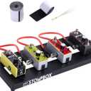ENO MUSIC 14" Mini Pedal Board Guitar Effects Pedals Compact Small Pedalboard with Mountain Tape & Cable Tie