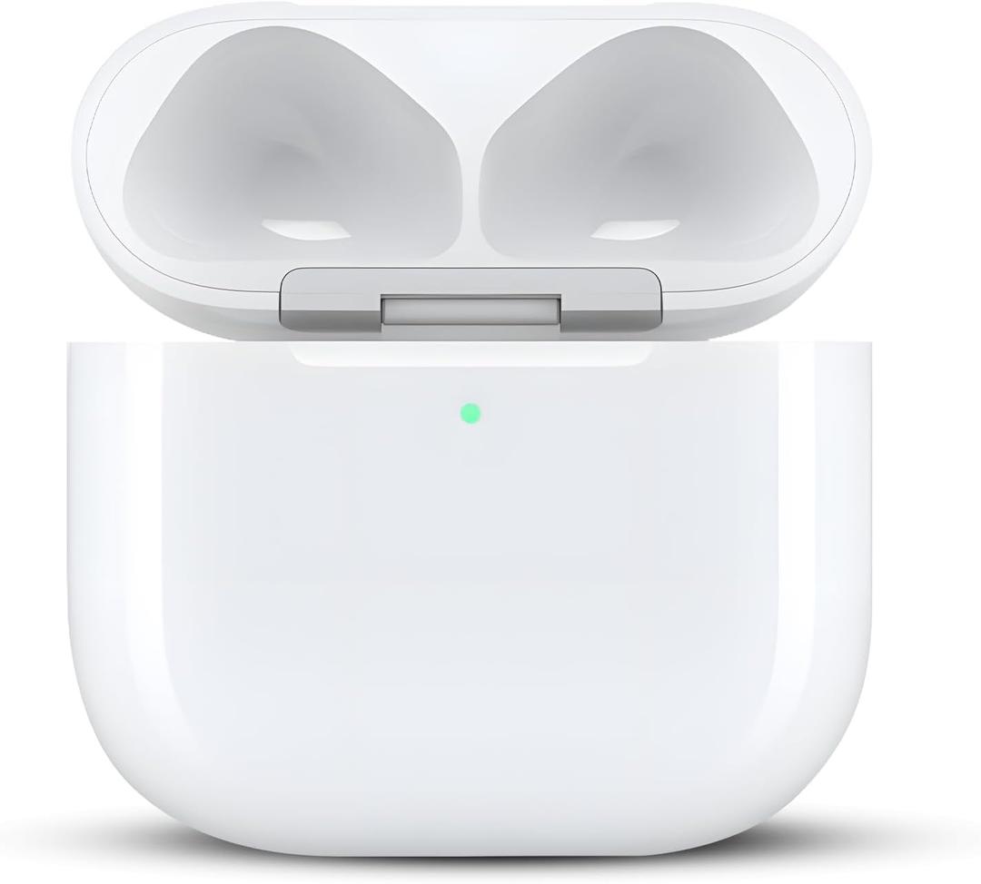 Compatible for AirPods 4 Charging Case Replacement AirPod 4th Generation with Wireless Charging Bluetooth Pairing Sync Button (No Earbuds) (Compatible for AirPods 4th)