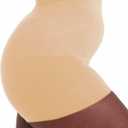 SHAPERMINT Tummy Control Shapewear - Body Shaper Tummy Control Boyshort, Body Shaper for Women, Plus Size Shapewear (Beige, L)