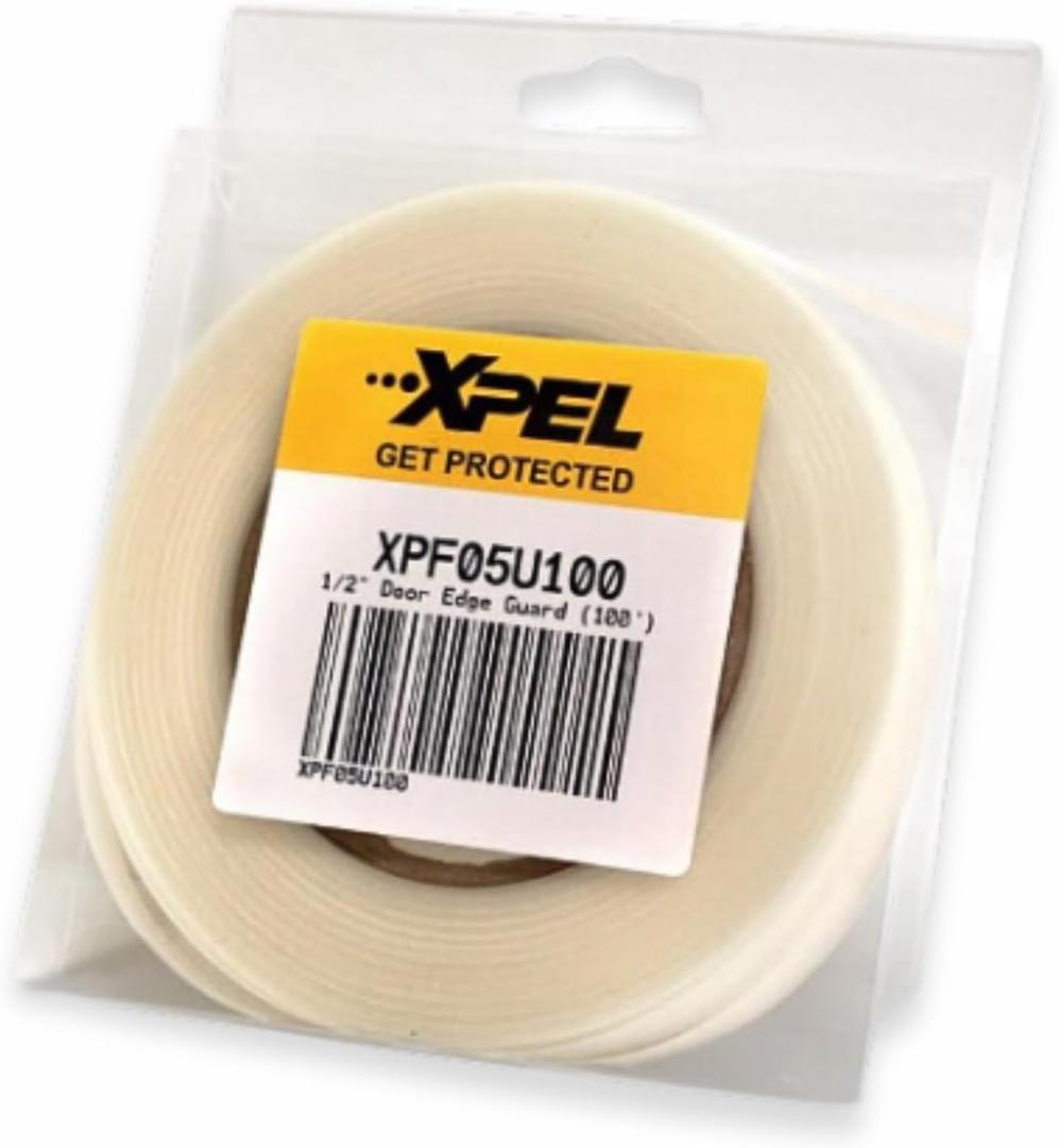 XPEL Door Edge Guard Protection Film Roll, 1/2" x 100' - Car or Truck Doors, Protective Barrier Against Minor Scratches, Paint Chips, Door Edge Impact, and Dings - Prevents Damage and Possible Rust