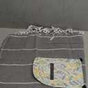 BAY LAUREL Turkish Beach Towel with Travel Bag 39 x 71 Quick Dry Sand Free Lightweight Large Oversized Towels Light (Lava With Yellow Floral Bag)