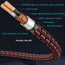 Auidophile 2RCA Male to 2RCA Male Stereo Audio Cable,Gold Plated | 4N Oxgen-Free Copper Core (9 Feet (3M))