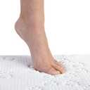 Deluxe Comfort Foam Bath Mat White
