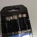 DKIBBITH 10 Pack Dry Diamond Drill Bits & Tile Drill Bit Set for Ceramic, Porcelain, Marble, Granite, Stone, Glass - Round Shank 3/16"(x2), 1/4"(x3), 5/16", 3/8", 1/2"+2Pack Masonry Drill Bits1/4