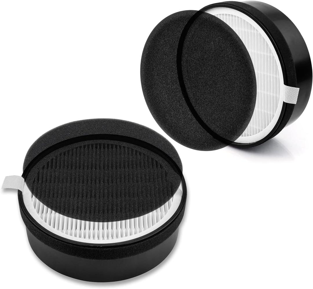 LV-H132 Replacement Filter for LEVOIT Air Purifier Replacement Filter LV-H132-RF, Funmit 3-in-1 Filter Replacement, 2 Pack