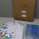 Novabright 5 Pcs Large Under the Sea Mermaid Party Decoration Ocean Wave Tablecloth Corals Seaweed Decoration for Under the Sea Beach Surf Pool Birthday Party Decorations Photography Props