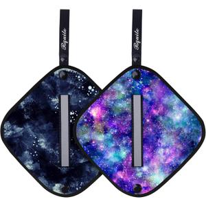 Rquite 2 Pcs Pee Cloth, Pee Cloth for Women Hiking, Soft & Absorbent Pee Rag, Reusable Toilet Paper Washable, Wipes After Female Urination, Women Travel Camping Backpacking Essentials (Nebulae)