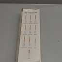 CAROTE Silicone Cooking Utensils Set, Kitchen Utensils Set 10 Pcs for cooking, BPA Free Spatula Set with Heat Resistant Wood Handles for Nonstick Cookware (Cream White)