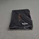 Storage Bins with Lid Fabric Storage Box Basket PU Leather Handle Textured Woven Cotton Linen Decorative Foldable Washable Shelf Closet Organizer Container (Zipper Lid, Black, Large)