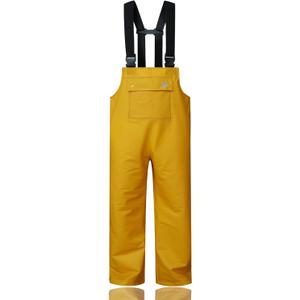RainRider Rain Pants for Men Women Waterproof Rain Gear Bib Overalls Trousers for Fishing Hunting (Yellow, XL)