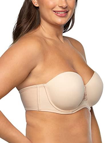 Vanity Fair womens Beauty Back Smoothing Strapless (34b - 44dd) Bra, Rose Beige, 40C US