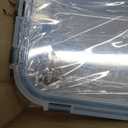 M MCIRCO 10-Pack, 22 Oz Glass Meal Prep Containers, Glass Food Storage Containers With Lids, Lunch Containers, Microwave, Oven, Freezer and Dishwasher (Gray)